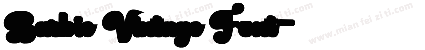 Barbie Vintage Font字体转换